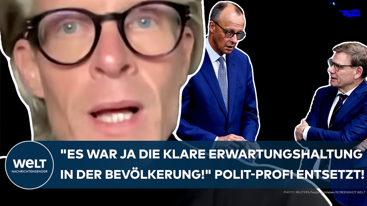 DEUTSCHLAND: "Es war ja die klare Erwartungshaltung in der Bevölkerung!" Polit-Profi entsetzt!