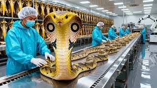 Download lagu Inside the Yellow Naja Factory 🐍 — How Venomous Skin Becomes Luxury Boots (Full Process) mp3 Download lagu Inside the Yellow Naja Factory 🐍 — How Venomous Skin Becomes Luxury Boots (Full Process) mp3