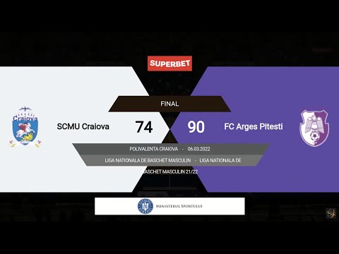 LNBM 2021-2022: SCM U Craiova - FC Argeș Pitești