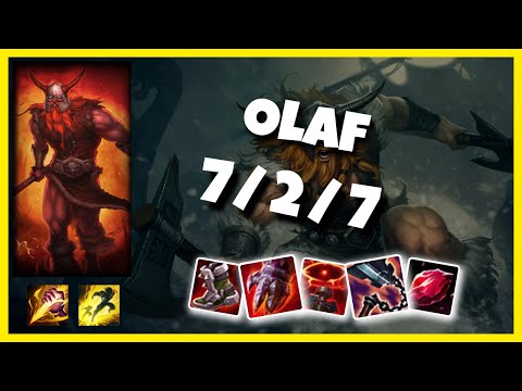 Olaf vs Lillia NA Challenger JUNGLE (7/2/7) - v11.2