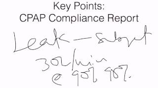Key Points - CPAP Compliance Report
