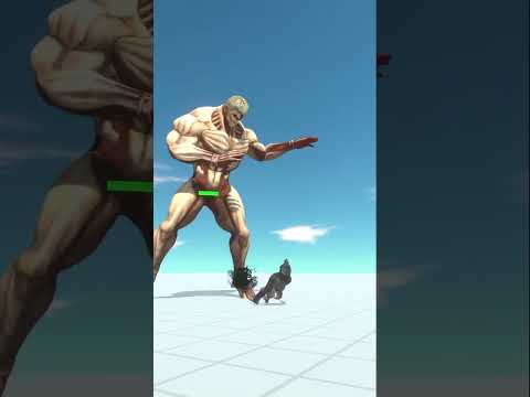 ARBS Shorts｜ Armored Titan vs Poojectile Gorilla #animalrevoltbattlesimulator #arbsshorts