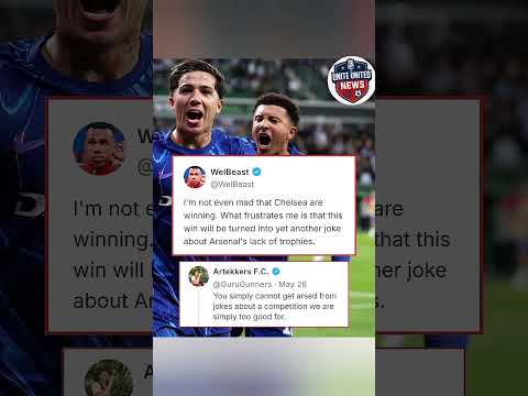 😱🤯Chelsea Wins…But Arsenal Fans Are The REAL Losers?😂 #football #arsenal #arsenalfans #chelsea #ecl