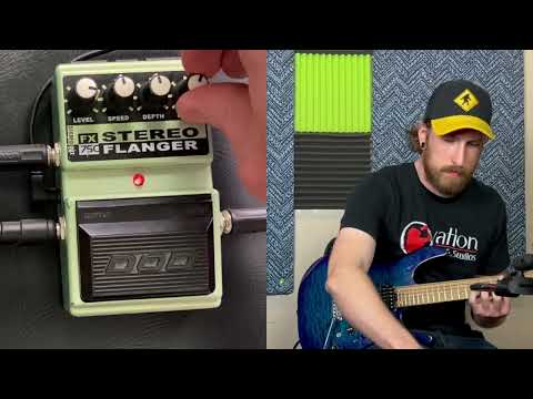 DOD FX75C Stereo Flanger 1990s - Green image 8