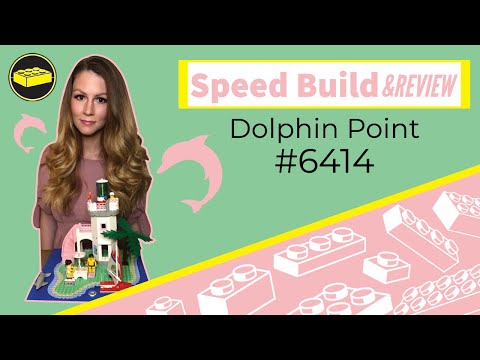LEGO® Paradisa Set 6414 Dolphin Point Speed Build and Review