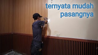 solusi dinding retak dan belang dengan Elite PVC wall