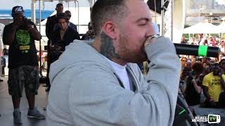 Mac Miller performing Suplexes Inside of Complexes and Duplexes at BKHHF 2014