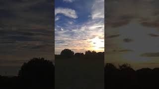 Refraction through clouds makes the sun appear far lower in the sky