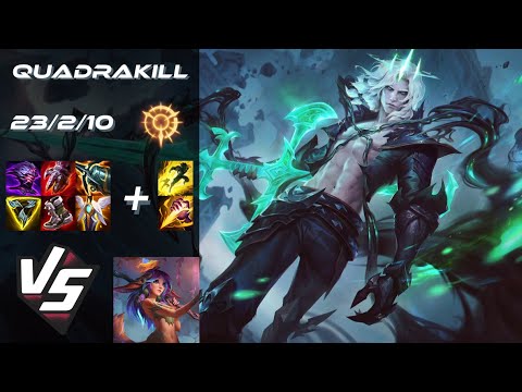 JUNGLE Viego vs Lillia [QUADRAKILL] - EU Grandmaster Patch 14.13