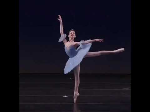 “gorgeous lines😍💫 @ava arbuckle Dulcinea variation, Don Quixote       follow @ballet dancer feed