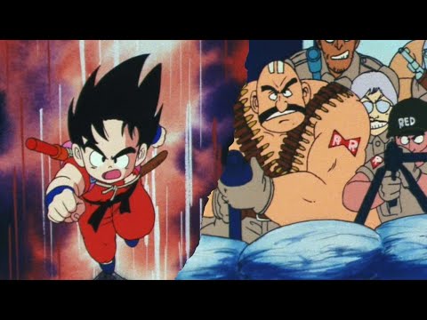 Goku vs Red Ribbon Army HQ Soldiers (Japanese)
