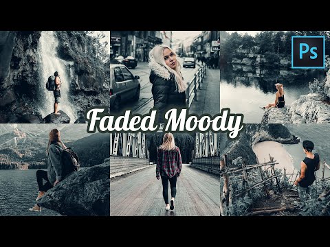 Faded Moody Color Grading Effect in Photoshop | Photoshop Tutorial