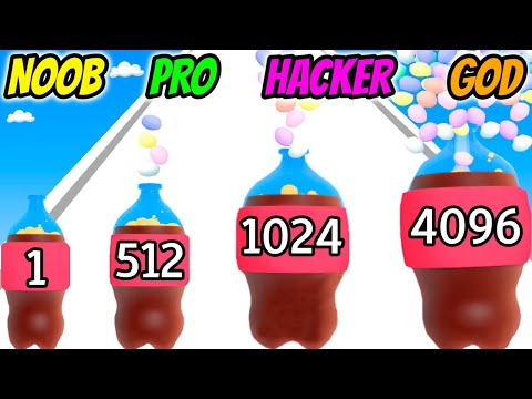 Mentos Cola - NOOB vs PRO vs HACKER vs GOD
