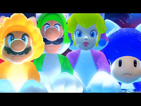 Bowser's Fury: Mario vs Luigi vs Peach vs Toad - Final Boss Battle