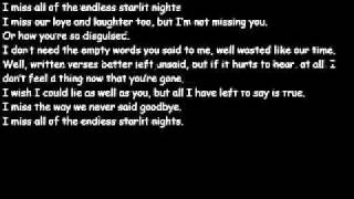 I&#39;m Not Missing You- Amely Lyrics