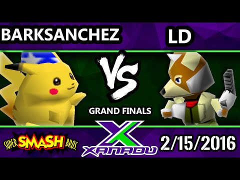 S@X 137 - LD (Fox) Vs. BarkSanchez (Pikachu) SSB64 Grand Finals - Smash 64
