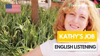 Kathy's job – A1 English Listening Test