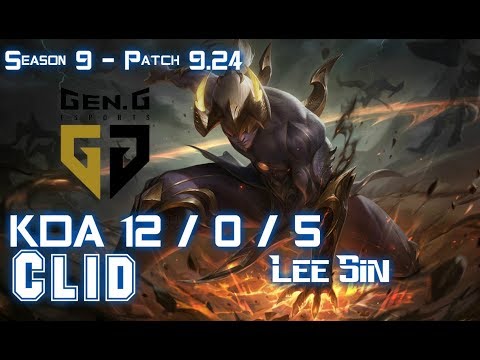 Gen Clid LEE SIN vs ELISE Jungle - Patch 9.24 KR Ranked