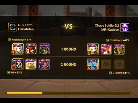 ☆ Summoners War Tetrarchia ☆ |Jeanne Vanessa Leo VS Jeanne Perna Ritesh|