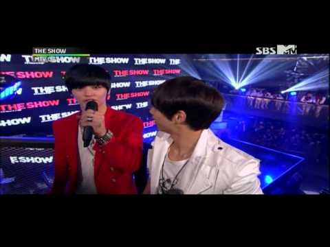 [BTOB] 20120406 SBS MTV THE SHOW-Minhyuk, Sungjae MC Cut