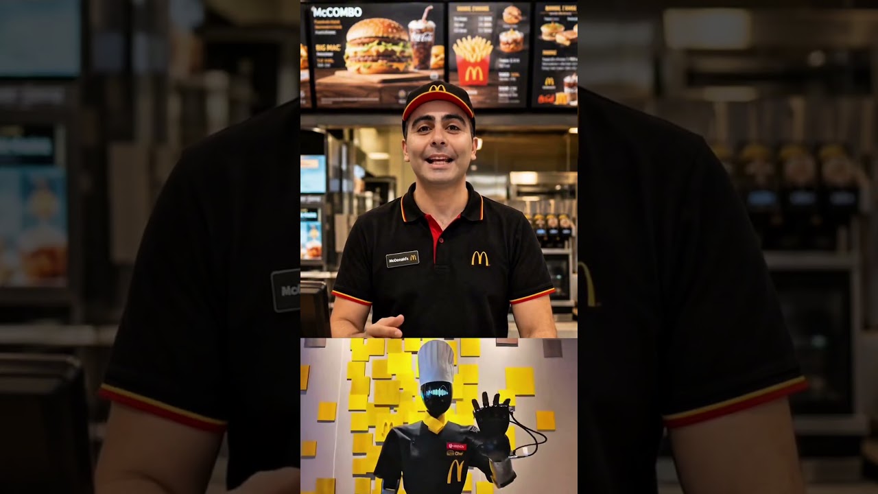 ¡El futuro llegó a McDonald’s en Shanghái! 🤖 Robots humanoides ya saludan e interactúan con clientes
