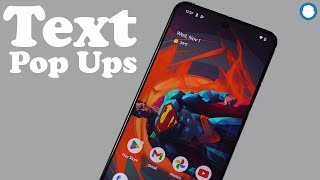 How To Enable / Disable Text Notification Pop Ups On Google Pixel 8 / 8 Pro