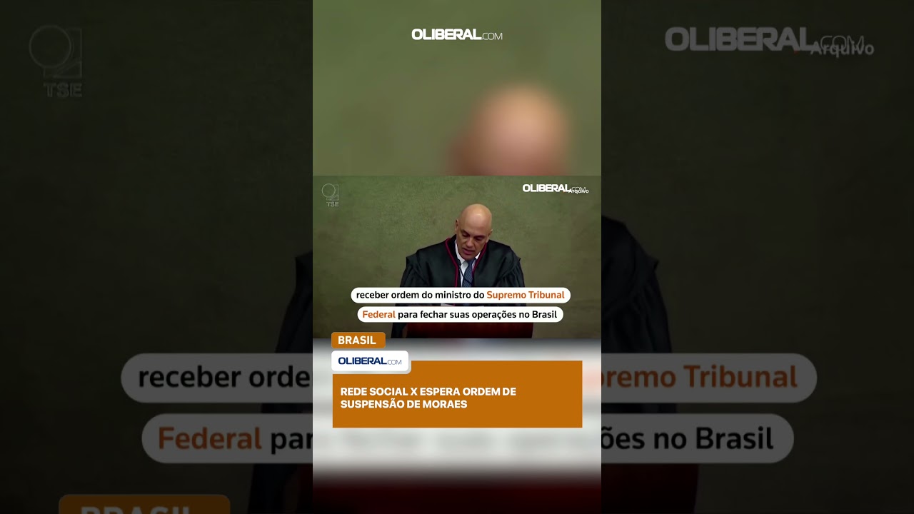 Rede social X espera ordem de suspensão de Moraes
