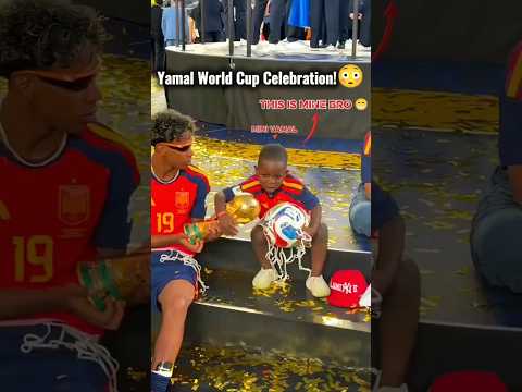 Yamal World Cup Celebration!🏆 #shorts #football #funny #lamineyamal #spain