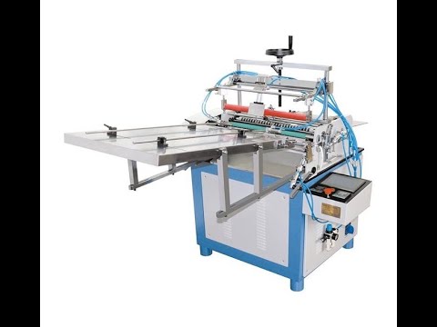 Round automatic paper tube labeling machine