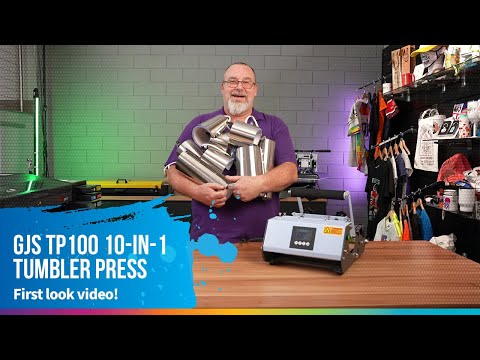 GJS TP100 Elite Pro 10-in-1 tumbler press