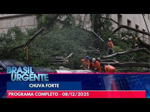 Veja estragos causados pela chuva em São Paulo | Brasil Urgente | PROGRAMA COMPLETO - 08/12/2025