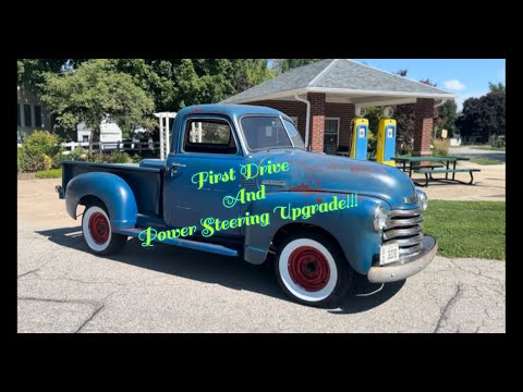1950 Chevy Power Steering and First Drive in Decades!!