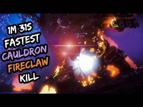 Fastest Cauldron Fireclaw Kill / 1m31s / World Record / Ultra-Hard [HZD DLC]