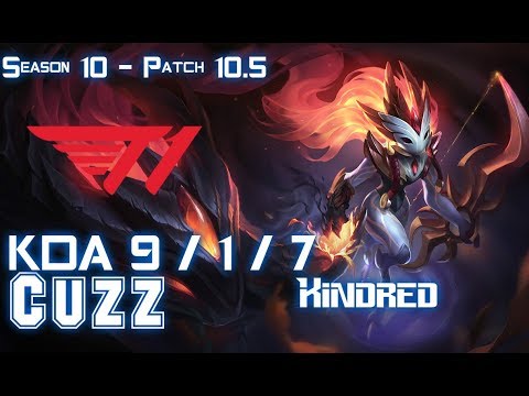 T1 Cuzz KINDRED vs SYLAS Jungle - Patch 10.5 KR Ranked
