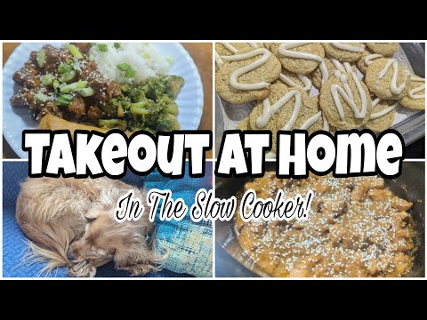 SLOW COOKER HONEY SESAME CHICKEN β’ An Easy Crockpot Recipe β’ TAKEOUT AT HOME β’ What's for Dinner?