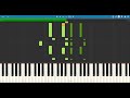 By The Sea - Sweeney Todd, The Demon Barber of Fleet Street [Synthesia Piano Tutorial]