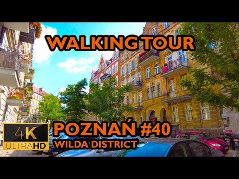 ⁴ᴷ⁶⁰ Posen/Polen Rundgang - #40 - Bezirk Wilda (August 2021) [4K]