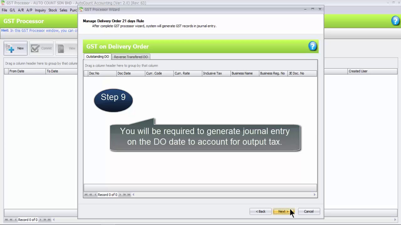 26  GST Processor in Accounting V2