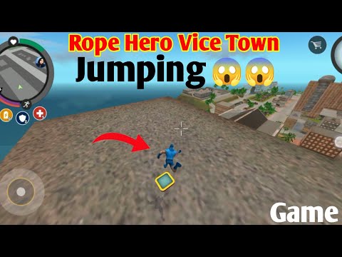 Rope Hero Vice Town Game 😯 Rope Hero Vice Town Jumping Game Play
