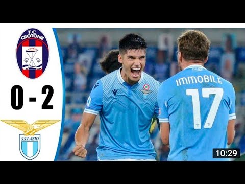 Crotone vs Lazio 0 2 highlights and goals