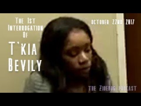 T'Kia Bevily 1st Interrogation ( October 22nd 2017 ) - Enhanced Audio, Zoomed Video