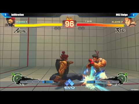 SSF4AE Infiltration vs MCZ Daigo - EVO 2013 Top 8