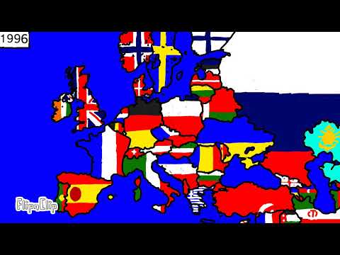 Flag History Of Europe 1900-2023