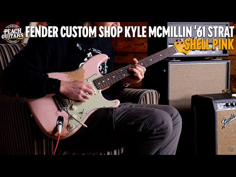 Fender Custom Shop Kyle McMillin Masterbuilt '61 Strat Heavy Relic Shell Pink
