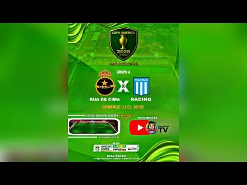 AO VIVO: RDC X RACING / COPA AMÉRICA 10º AS 16:00h