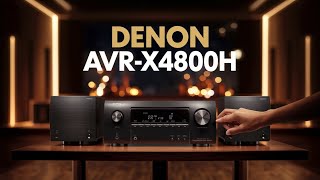 Video thumbnail for Denon AVR-X4800H Review 2025  The Audiophile's 9.4 AV Receiver Powerhouse! by BYSIGHT
