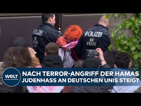 DEUTSCHLAND: Nach Hamas-Angriff auf Israel! Antisemitismus an Universitäten gestiegen