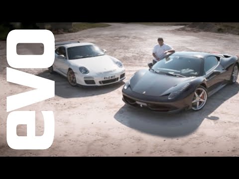 Ferrari 458 Italia vs Porsche 911 GT3 RS | evo Magazine