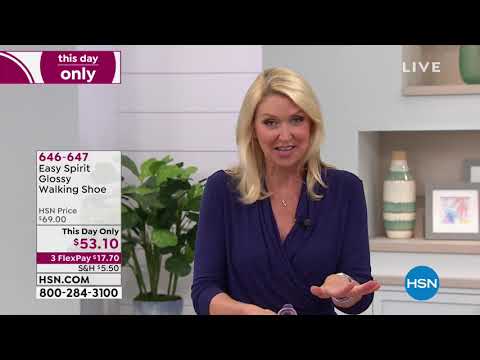 easy spirit Glossy ZipUp Walking Shoe