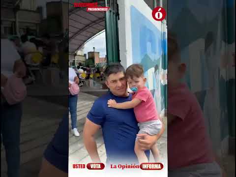 Alta participación de votantes se registra a esta hora en la Institución Manuel Antonio Rueda Jara